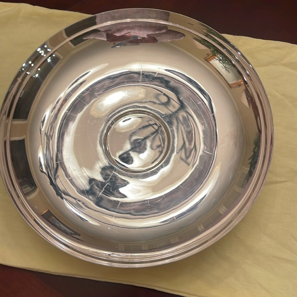 Silver plate bowl